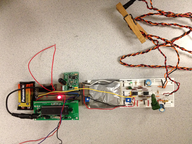 plethysmograph and MCU housing