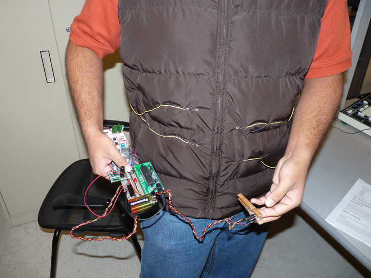 plethysmograph with vest
